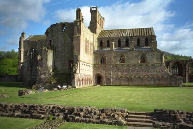 Schottland, Melrose Abbey, Nordseite