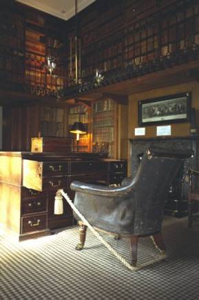Schottland, Abbotsford House, Bibliothek